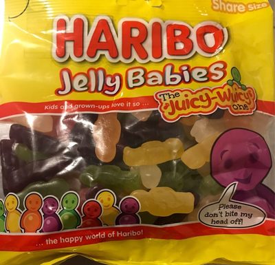 Jelly babies front packaging