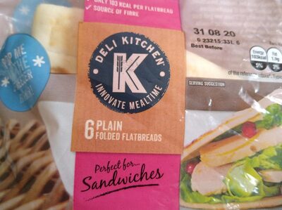 Plain folded flatbreads