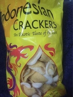 Indonesian crackers front packaging