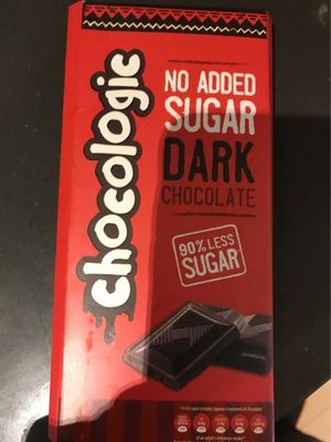 Chocologic No Sugar Added Belgian Dark Chocolate