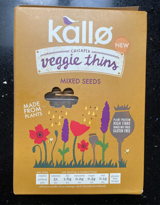 chickpea veggie thins