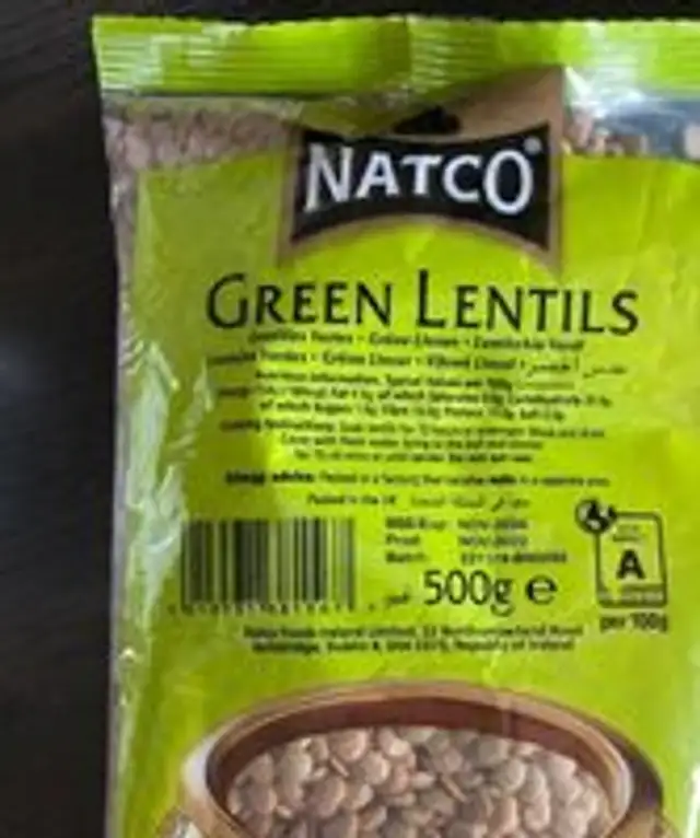 Green lentils