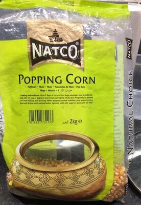 Pop corn front packaging