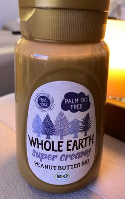 Super Creamy Bio Peanut Butter front packaging