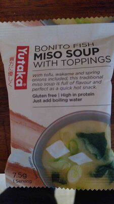 Bonito fish miso soup