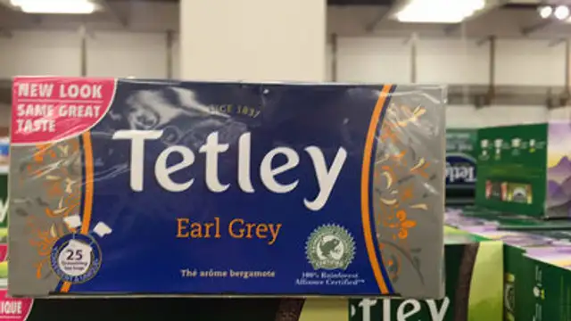 Earl Gray Tea Bags Thè Arôme Bergamote front packaging