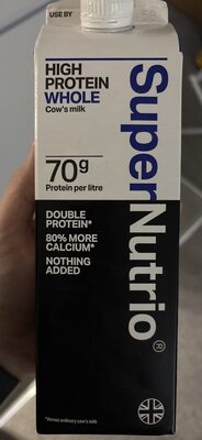 High protein whole cow's milk