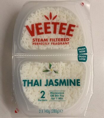 Veetee Thai Jasmine Rice front packaging