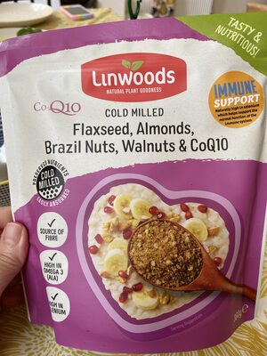 Flaxseed, almonds, brazil nuts & co-enzyme Q10