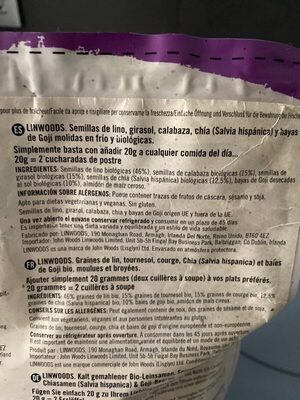 cold milled ingredients label