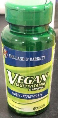Vegan Multivitamin & Mineral front packaging