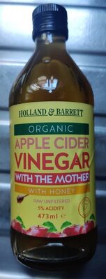 Organic Apple Cider Vinegar with the mother & honey