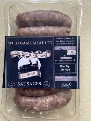 Venison & Red Wine Sausages