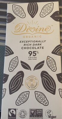 Fairtrade Organic Exceptionally Rich Dark Chocolate