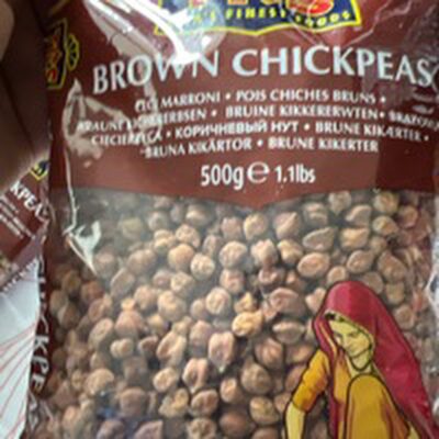 Braune Kichererbsen