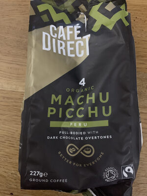 4 Organic Machu Picchu Peru Coffee front packaging
