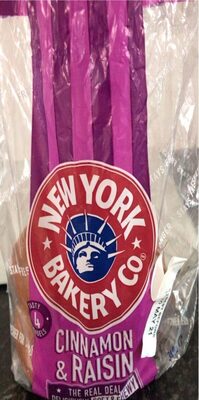 Cinnamon and raisin bagel