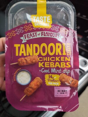 Tandoori Style Chicken Kebabs