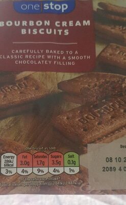 Bourbon cream front packaging