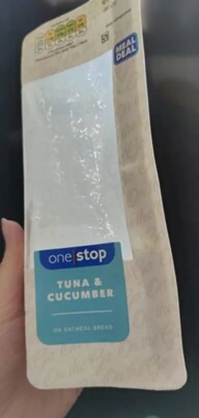 Tuna and cucumber front packaging