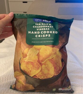 Sea salt and chardonnay vinegar hand cooked crisps