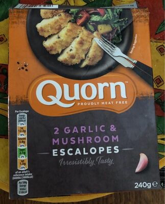 Garlic mushroom escalopes