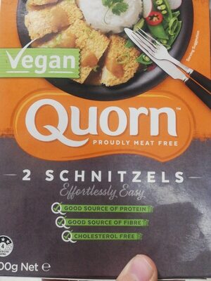 Vegan schnitzel front packaging