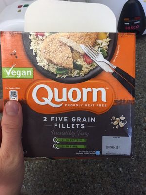 Five grain fillets front packaging