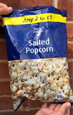 Salted popcorn