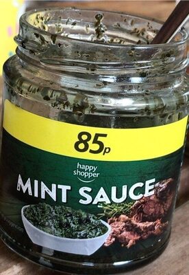 Mint sauce front packaging