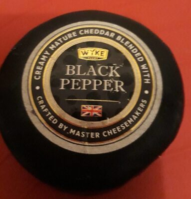 Fromage Cheddar au poivre noir moulu