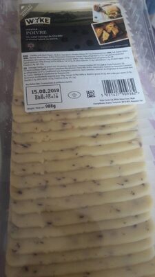 Wyke Cheddar au Poivre 38 tranches