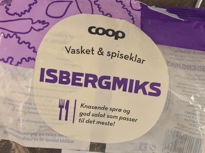Vasket Og Klar Isbergmiks