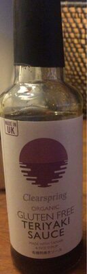 Organic gluten free teriyaki sauce