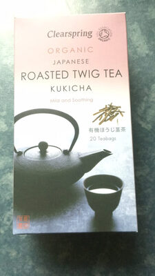 Organic Japanese Roasted Twig Tea Kukicha x (40g) front packaging