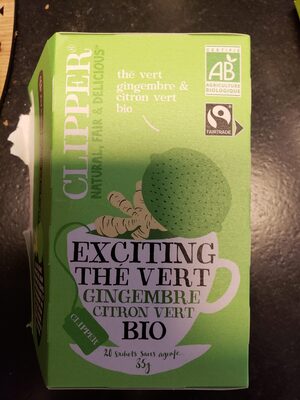 Exciting thé vert gingembre citron vert