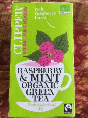 Raspberry & Mint Organic Green Tea