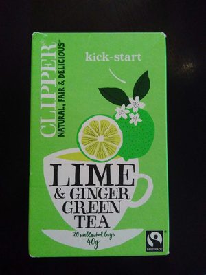 Lime & ginger green tea