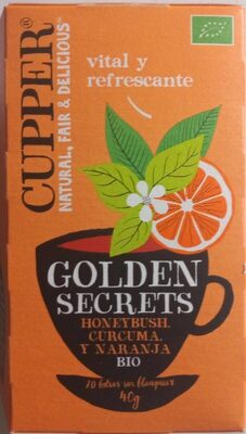 Golden secrets honeybush cúrcuma y naranja bio