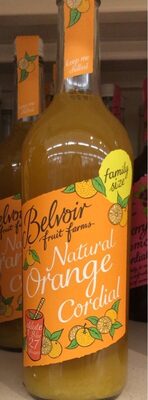 Belvoir natiral orange cordial