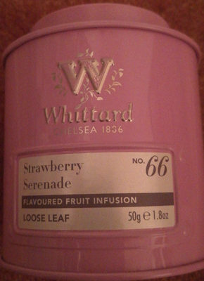 strawberry serenade flavoured fruit infusion front packaging