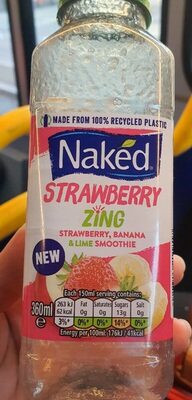 Strawberry banana & lime