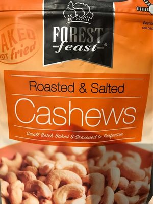 Cashews front packaging