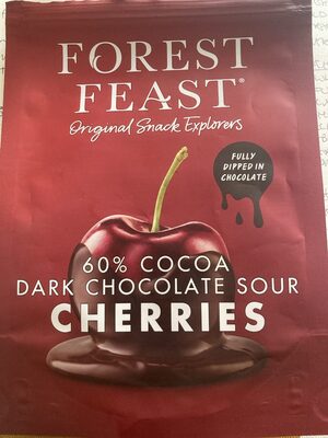 Dark chocolate sour cherries