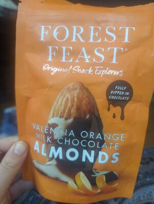 Valencia Orange Milk Chocolate Almonds