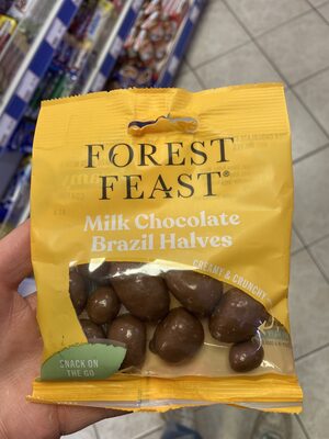Milk Chocolate Covered Brazil Nuts