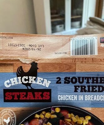 Southern fried chicken steaks