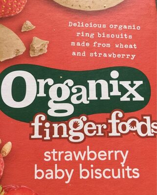 Strawberry baby biscuits