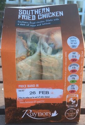 Southern Fried Chicken wraps