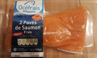2 pavés de saumons frais norvège ou royaume uni